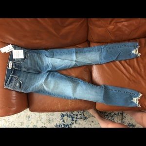 Abercrombie Super Skinny Ankle Jeans light wash